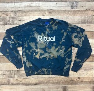 Ritual Tie-Dye Long Sleeve Pullover Women’s Crew Neck Sweater | Size Small